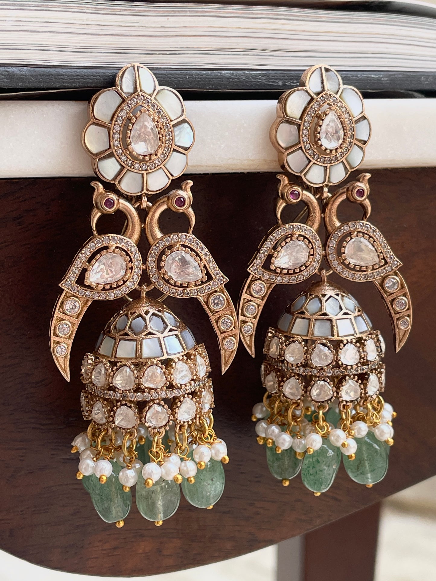 Pre Order- Saanvi Peacock Jhumki