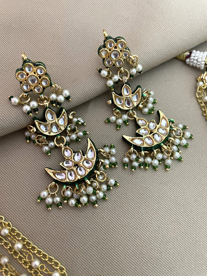 Maahi Kundan Gold Finish Necklace Set