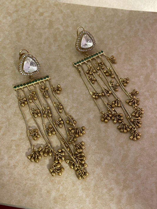 Alvira Ghungroo Dangler Earrings