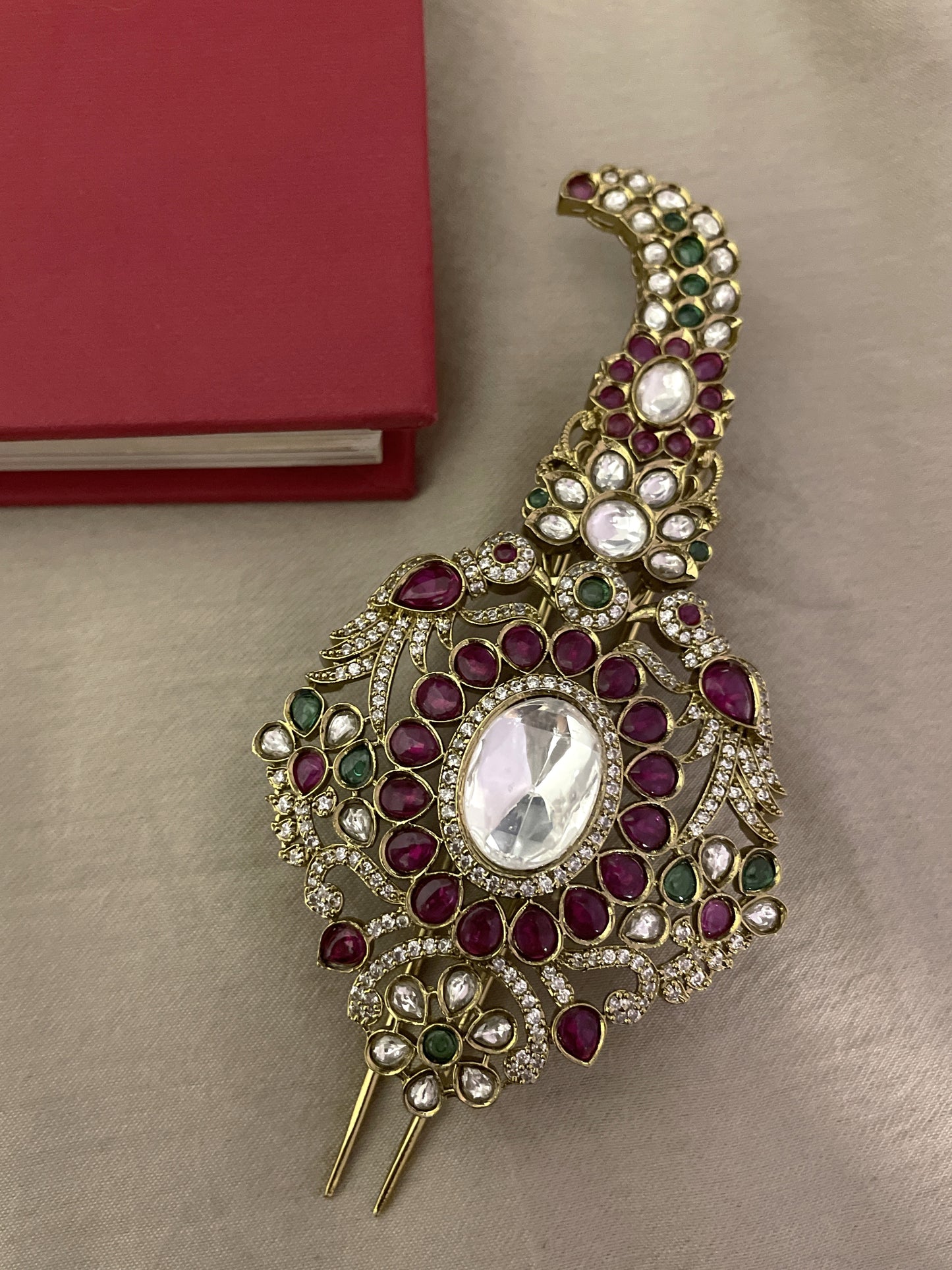 Bhanu Regal Polki Kalgi/Brooch