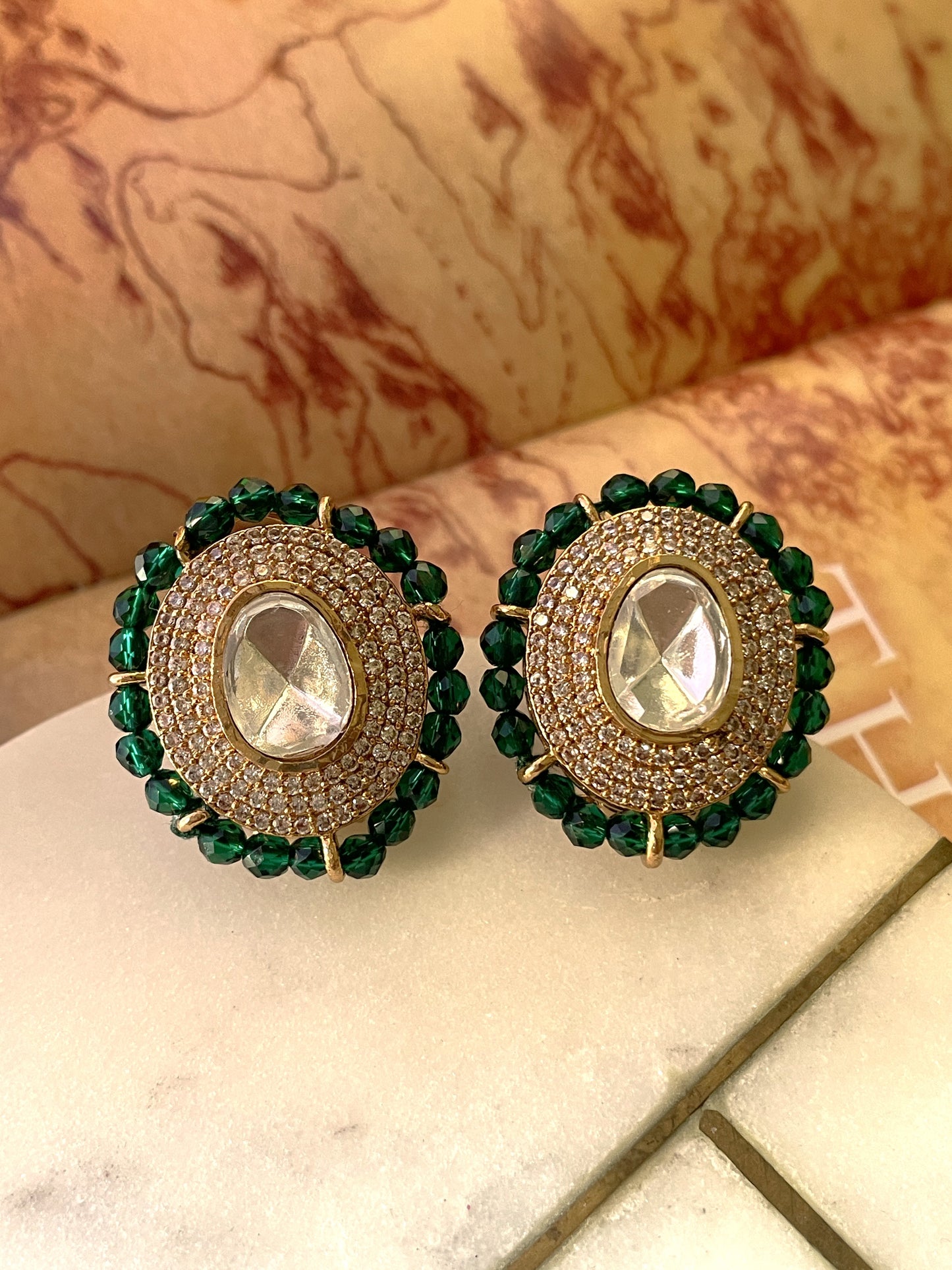 Vedaya Polki Earring Studs