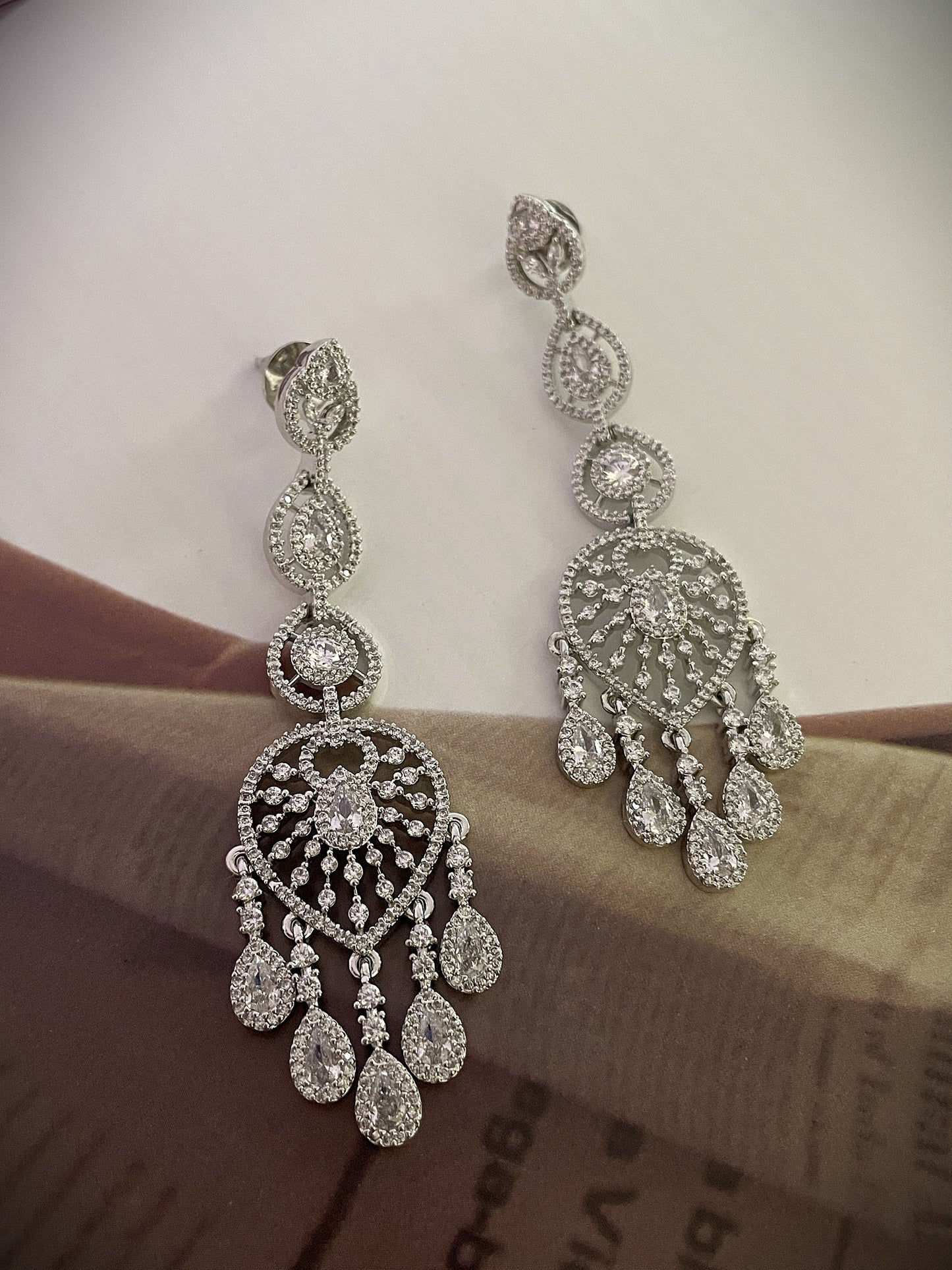 Sabhya Zircon Dangler Earrings