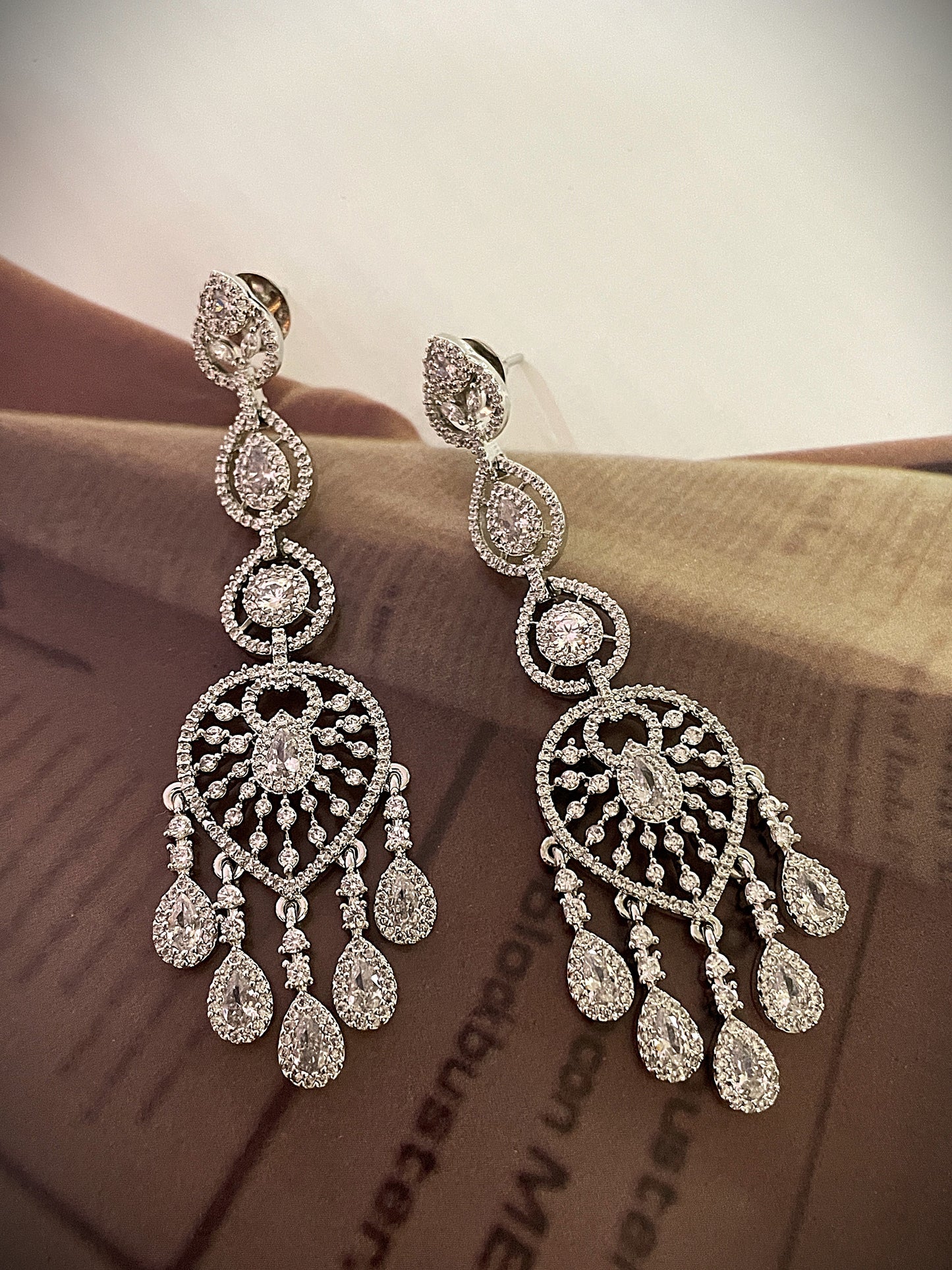 Sabhya Zircon Dangler Earrings