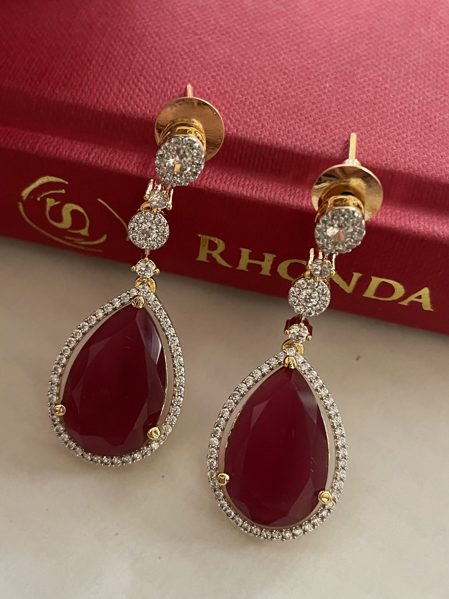 Moksha Ruby Zircon Necklace