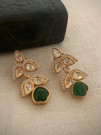 Rayah Emerald Earrings