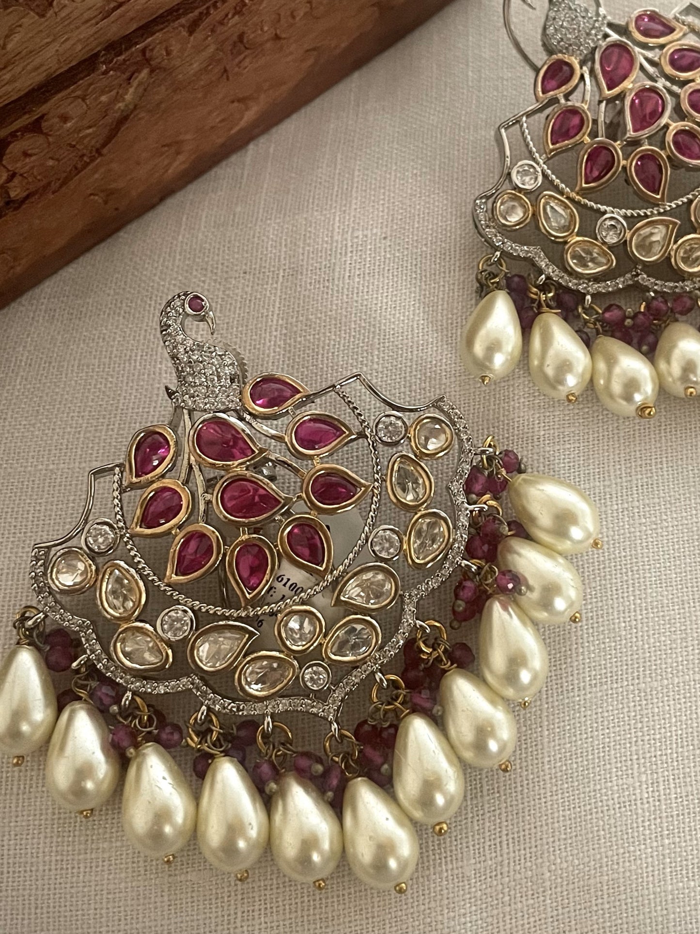 Jaipur Peacock Earrings