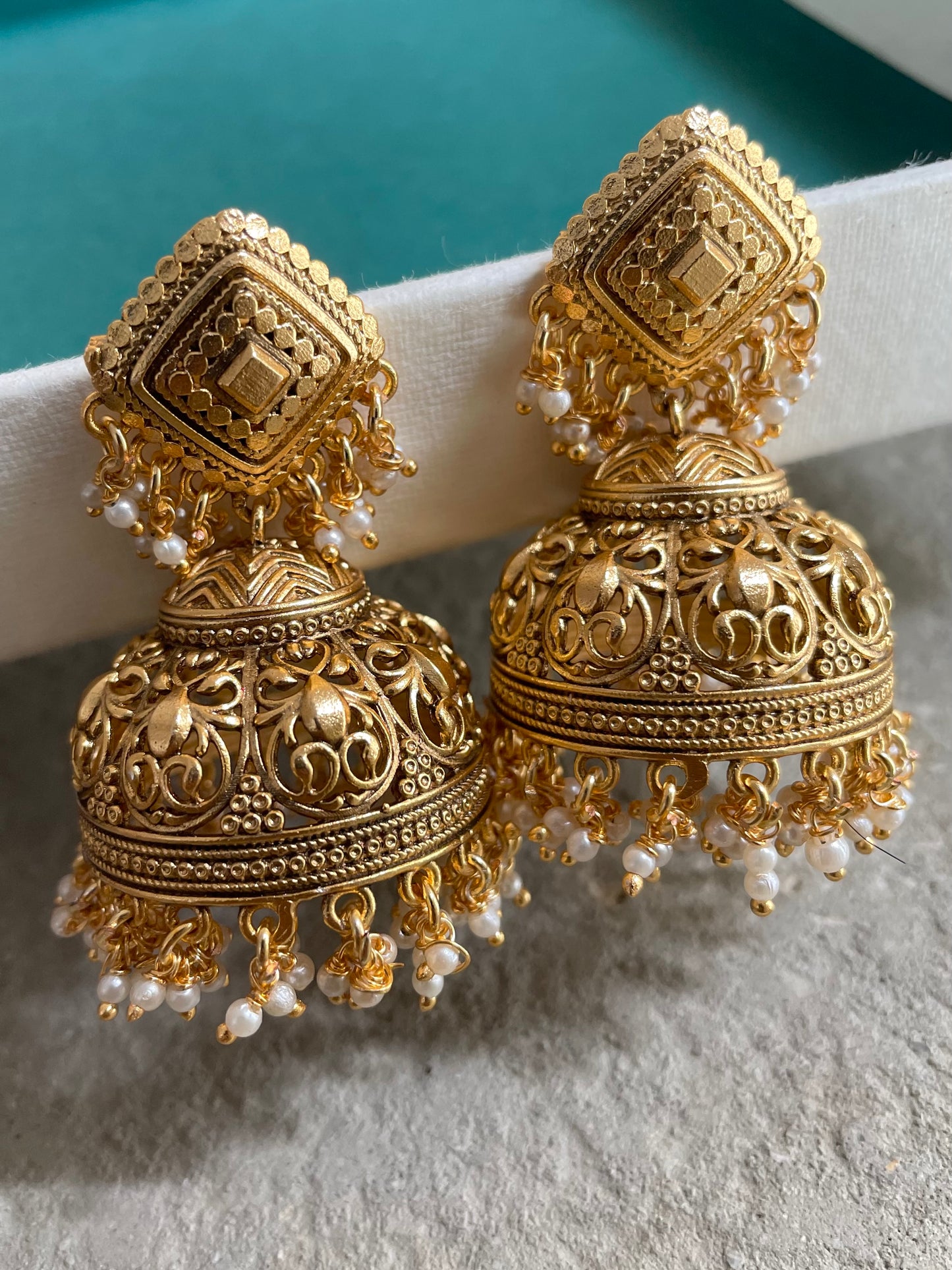 Tangier Antique Jhumki Earrings